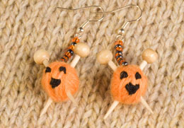 Pumpkin Earrings
