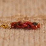 Autumn Sparkle - Skein of Yarn Necklace