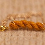 Golden Sunshine - Skein of Yarn Necklace