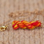 Neon Brights - Skein of Yarn Necklace
