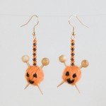 Pumpkin Knitting Earrings Pumpkin Knitting Earrings