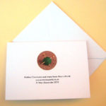 Knitting Greeting Card Back