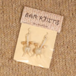 Knitting Needle and Yarn Ball earrings