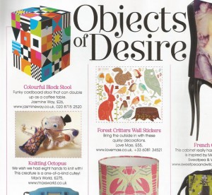 The Knitting Octopus  - Knitting Magazine - Autumn 2012