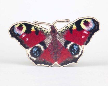 peacock butterfly brooch